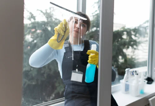 Nettoyage de vitres intérieures et extérieures au Versoud